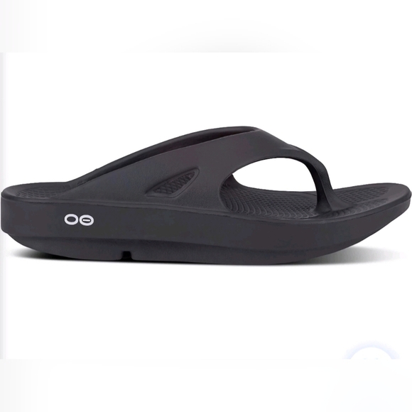 Oofos Original Black Recovery Comfort Flip Flop Sandals Womens Siz 7 Mens Size 9 - Picture 6 of 6